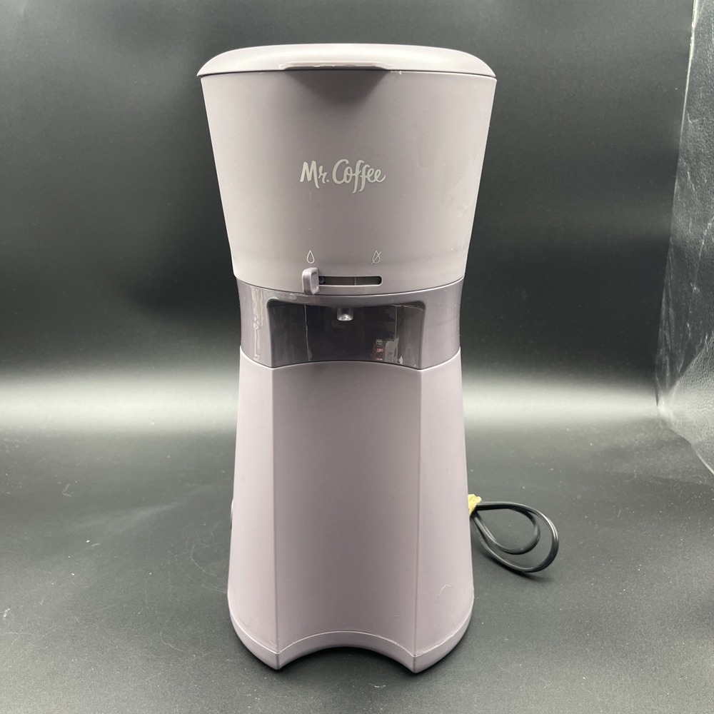 Mr Coffee Iced Coffee Maker Lavender Single Serve Reusable Filter 1031